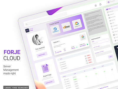 Forje Cloud app disovery manager material ui ux web ux web