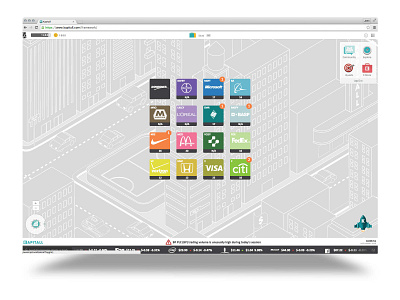 Kapitall Desktop "Playground" Home Screen Design