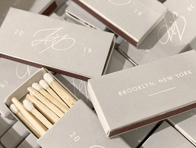 Monogram Matchbook Design brand identity branding design initials logo matches monogram monogram design monogram logo type type design typography