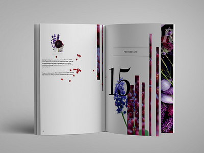 Trend Book Chapter Break book booklet chapter break floral graphic design layout layout design spread typography