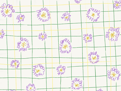 Sunflower fence drawing illustration line art pattern pattern design