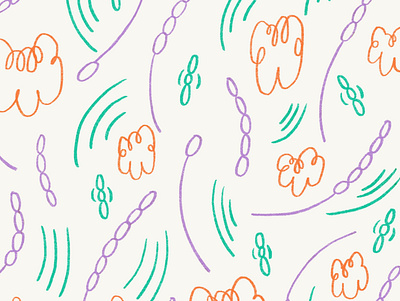 Lavender fields drawing illustration line art pattern pattern design