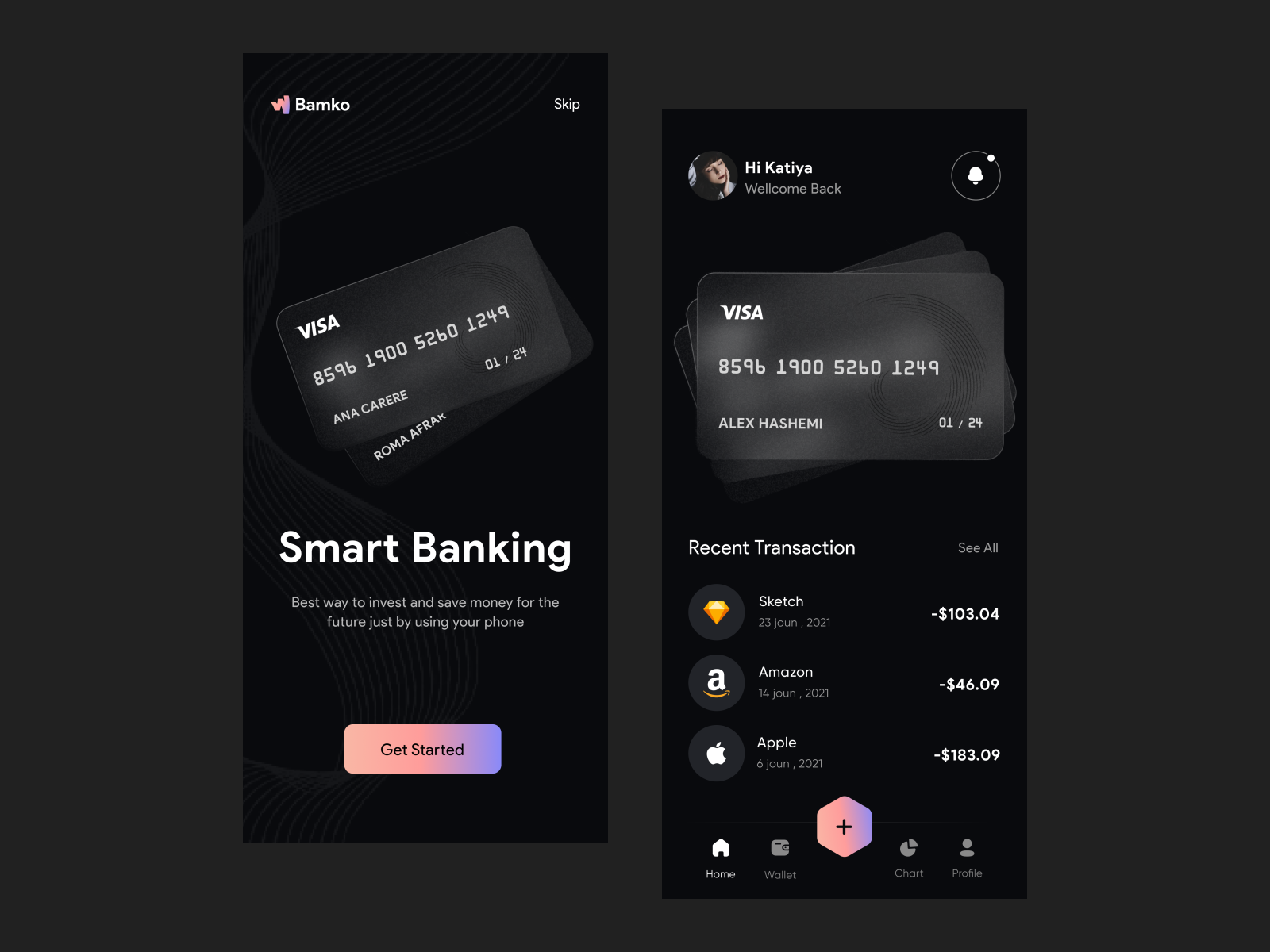 Mobile Banking App by Abolfazl-Hashemmi on Dribbble