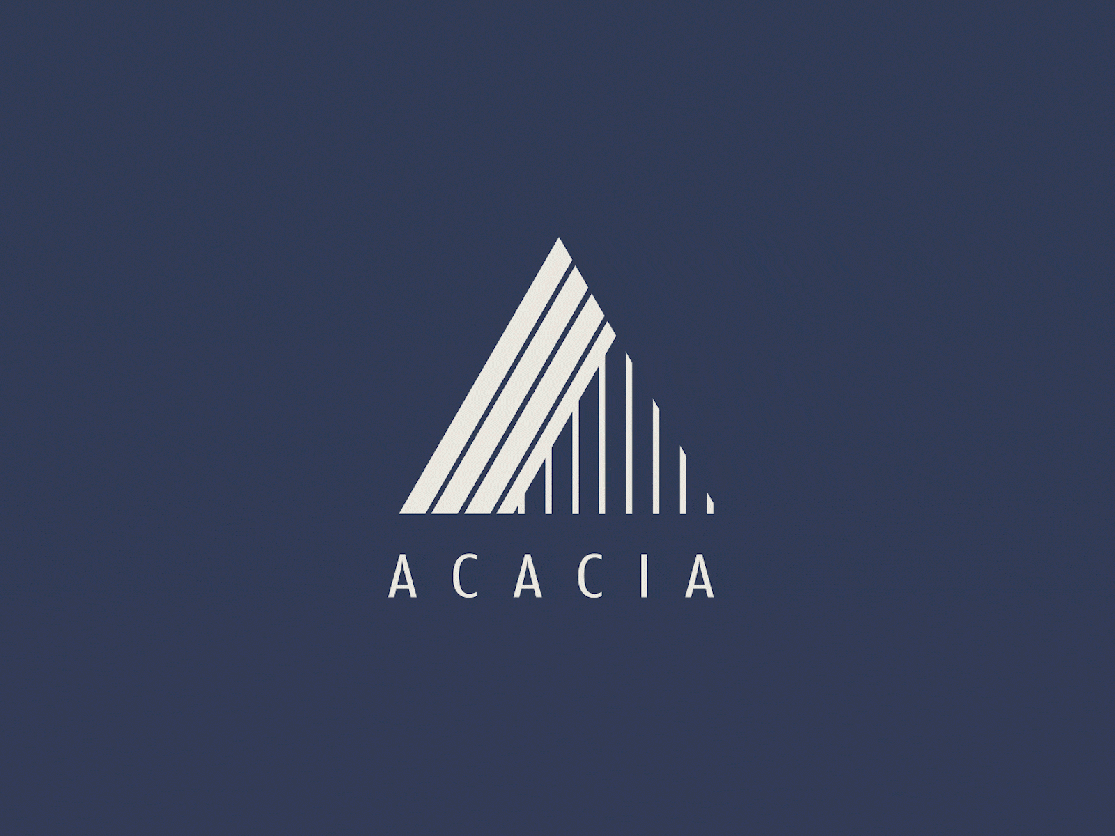 Acacia - Logo Animation 2d animation branding design flat logo logo animation minimal motion reveal