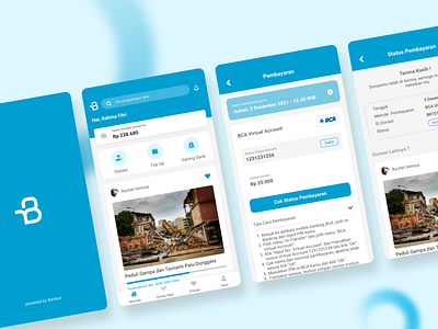 UI Design for Fundraising Mobile Application