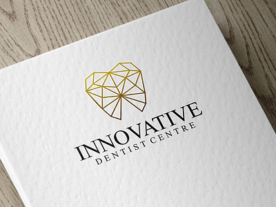 Innovative dentist center logo branding dental graphics health logo logo design medical