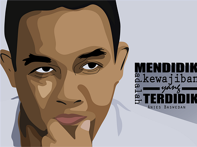 Anies Baswedan Vector aniesbaswedan coreldrawx7 vectorart