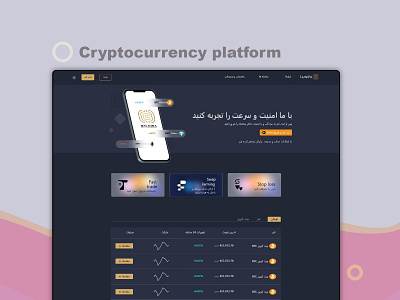 Bacoina website branding cryptocurrency flat design illustration ui ux web design