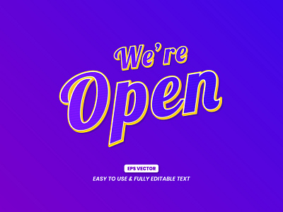we are open purple editable text style effect abstract bold border classic editable effect heading label letter lettering modern outline purple script style text effect text style typography we are opwen word