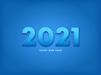 Happy new year 2021 greetings background by Yagnik Gorasiya on Dribbble