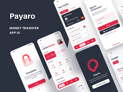 Payaro - Online Payment Money Transfer App UI/UX