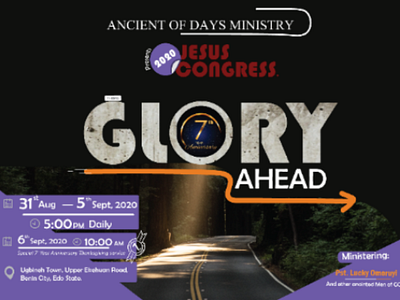 Glory Ahead adm ancient of days ancient of days ministry church downsign glory ahead jesus congress