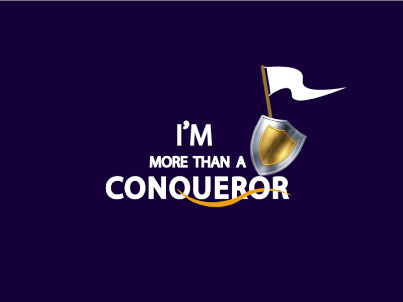 I'm More Than A Conqueror animation david oyedepo downsign fight flag living faith church more than a conqueror motion graphics sam omo winner winners chapel