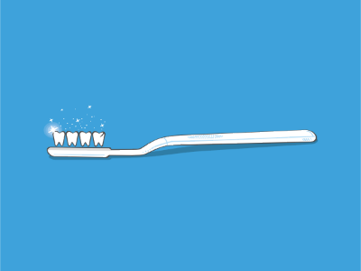 Toothbrush brush design downsign funny illustration pun sam omo sparkles tooth toothbrush vector