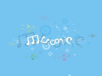 The symbols of music art design illustration music symbols vector