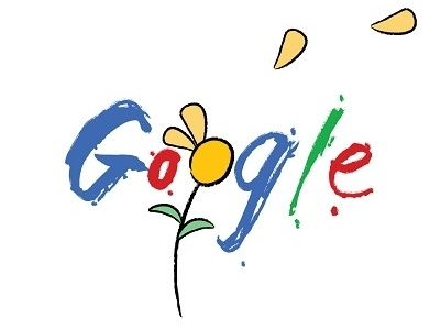 Google Wind art design doodle downsign flower google logo sam omo