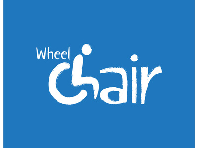 Wheel Chair art design disable downsign human illustration sam omo wheelchair