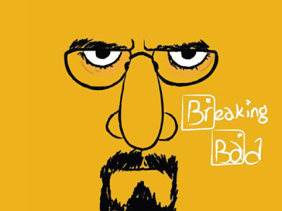 Breaking Bad animated gif art beard downsign face film gif glasses illustration movie photo sam omo