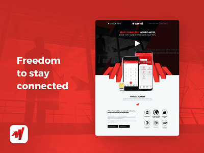 Telecommunications Website and Mobile app UI