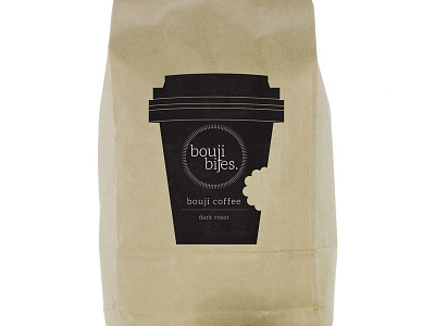 bouji bites coffee art direction branding creative direction identity typography visual design
