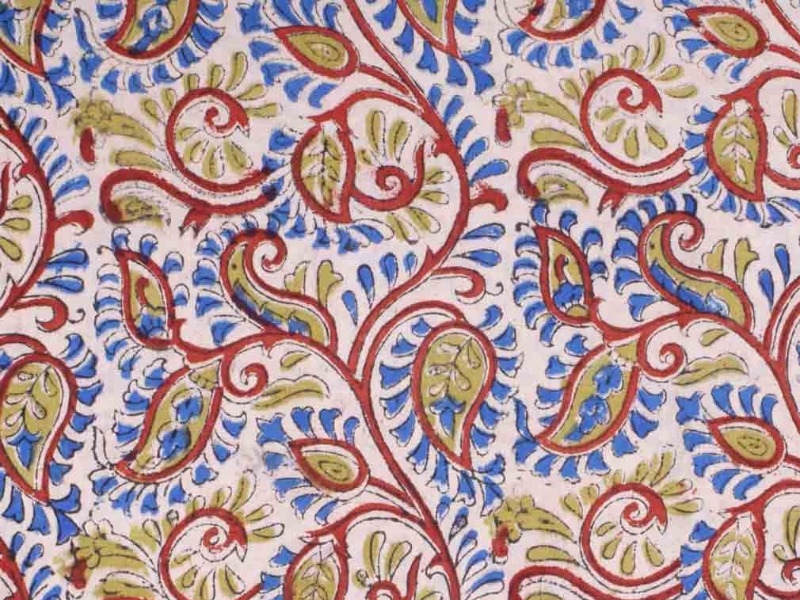 Kalamkari cotton kalamkari design saree – www.vannamayil.com