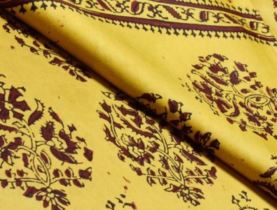 Ajrakh Cotton Fabric Online   SSEthnics