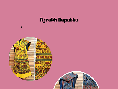 Ajrakh Dupatta Wholesale - SSEthnics design dupatta online shopping suits