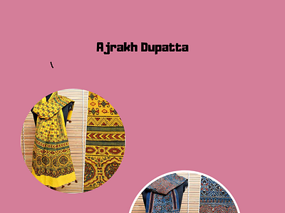 Ajrakh Dupatta Wholesale - SSEthnics