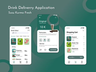 Drink Delivery Application delivery app design app designer drink flaticon