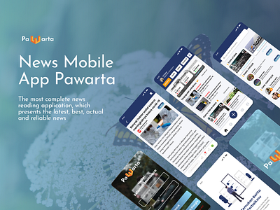 Pawarta News Mobile Application figmadesign ilustration mobile app design news newsapp uidesign uiuxdesign uxresearch