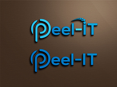 peel mock12 double minimalist logo