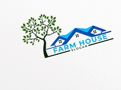 Farm House logo branding branding logo business logo flat logo illustration logo maker logodesign minimalist logo versatile vintage logo