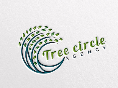 Tree circle logo branding logo business logo flat logo logo logo design minimalist logo unique logo versatile vintage logo