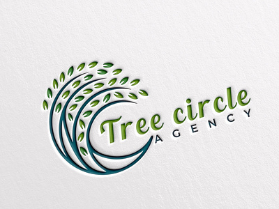 Tree circle logo branding logo business logo flat logo logo logo design minimalist logo unique logo versatile vintage logo