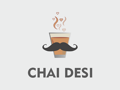 Chai Desi - Logo Design logo illustration chai tea