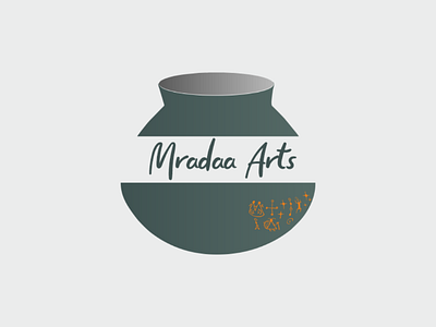 Mradaa Arts - Logo Design logo design pottery