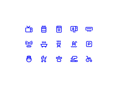 GoBornholm - Accommodation Facility Icons