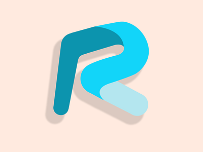 Custom letter R logo