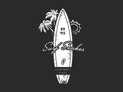 Flying Snake club sign design beach branding california club creativity design flat graphic design graphicdesign illustration logo minimal palm trees photoshop sign sn surfboard vector