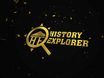 LOGOTYPE - HISTORY EXPLORER brand brand identity branding design gold history inspiration lettermark logo musem