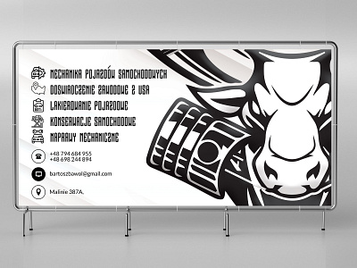 BANNER - BAWOL banner brand brand identity branding bull design inspiration logo mechanic