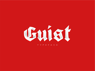 Guist blackletter bold bold font font font design font family gothic graphic design logo textura typeface vintage