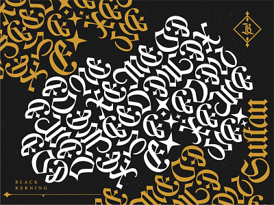 Ampersand United ampersand ampersands ampersandtogether arabian arabic calligraphy arabic typography blackletter design font font design font family gothic layout letter lettering typeface vintage