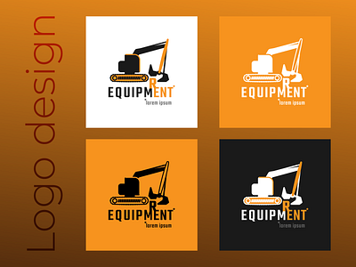 Logo design branding design graphic design icon logo rent equipment vector