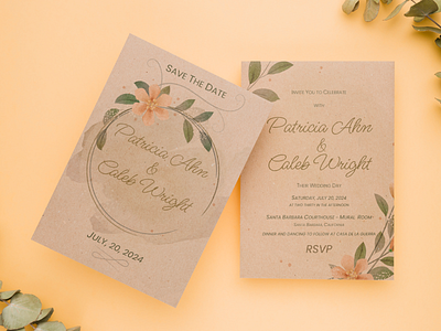 Design a wedding invitation design design invitation graphic design invitation rustic vector watercolor wedding