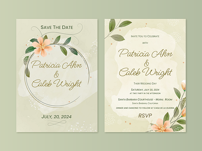 Wedding invitation.