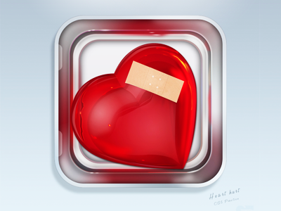 luxury warmth 2013 cold healing heart icon injured