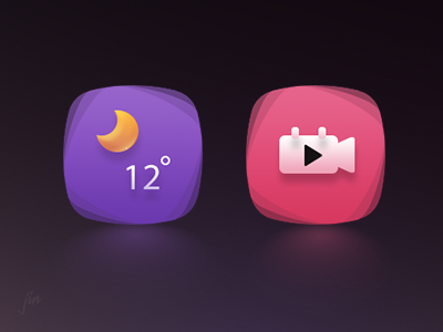 Weather & video 2014 android guideline huawei icon jin logo phone theme video visual weather
