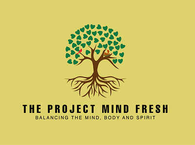 Professional Logo The project mind fresh branding design illustration logo minimal