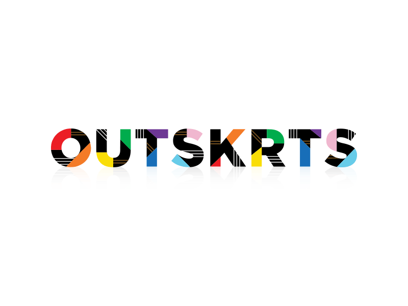 Outskrts design festival flag kc lgbtq lgbtqia logo music outskrts pride rainbow wordmark